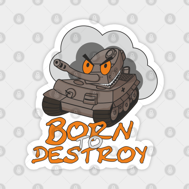 Cartoon German tank Panzer 6 Cartoon German tank Panzer 6