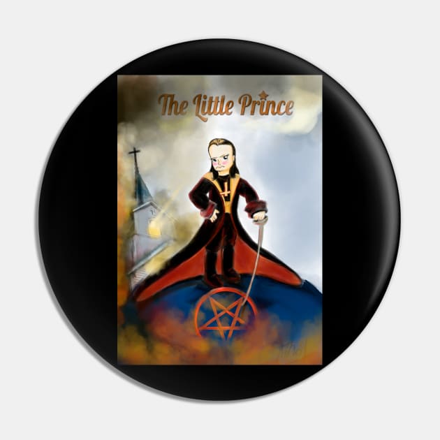 Mayhem Euronymous the little prince Pin by Alan Frost artwork