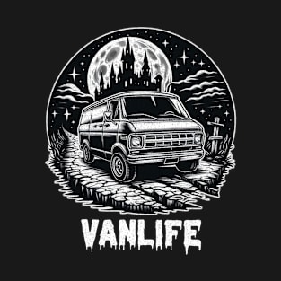 Nighttime vintage Vanlife T-Shirt