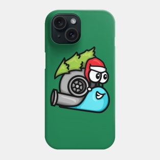 Turbo Snail - Christmas Tree Hauler (blue) Phone Case