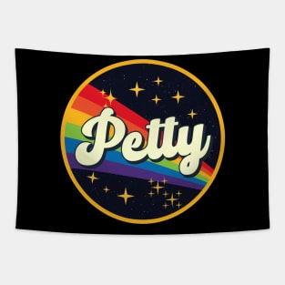 Petty // Rainbow In Space Vintage Style Tapestry