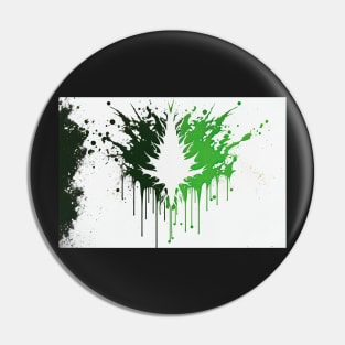 The Leaf Splatter - Environmentally Friendly Pin