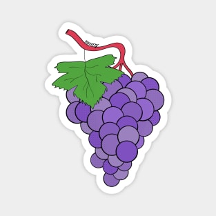 Delicious grapes Magnet