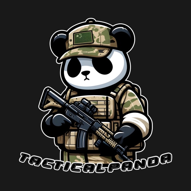 Tactical Panda by Rawlifegraphic