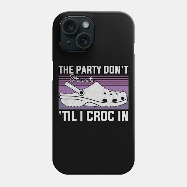 Croc Party Phone Case by Cooldruck