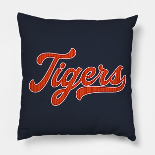 Tigers Embroided Pillow