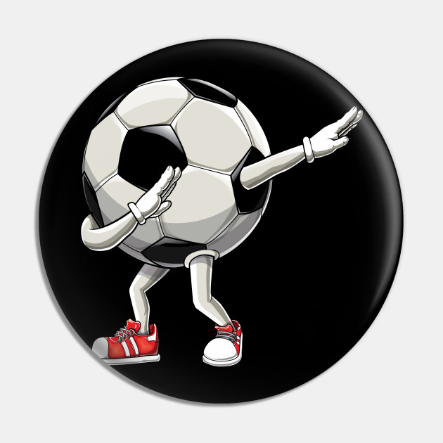 Dabbing Or Dab Dance Soccer Ball Drawing Football T Shirt Football Football Soccer Player Soccer Pin Teepublic