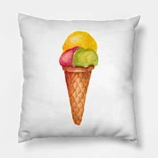 ice cream 6 Pillow