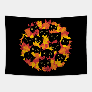 Autumn Kittens Tapestry