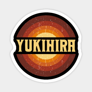 Vintage Proud Name Yukihira Birthday Gifts Circle Magnet