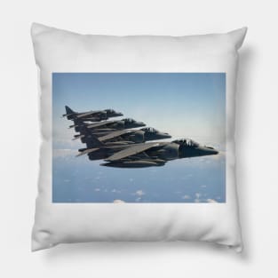 RAF Harrier 4-ship Pillow