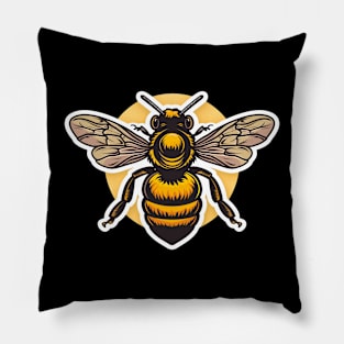 Honey Bee Logo Pillow