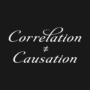 Correlation does not Causation (script) T-Shirt
