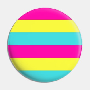 Pansexual Striped Pride Flag Pin