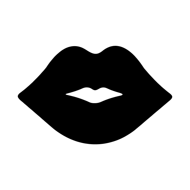 Kissing Lips - Black by XOOXOO