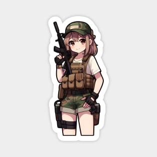 Tactical Girl Magnet