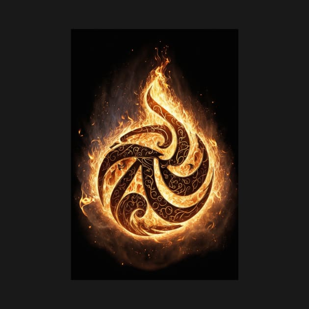 Celtic Fire Rune by Jades-Corner