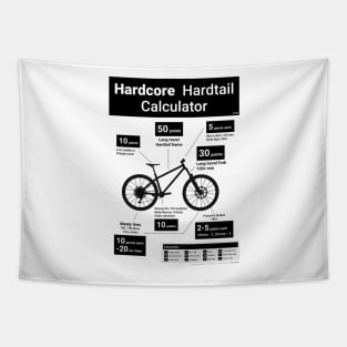 Hardcore Hardtail Calculator v1.0 Tapestry