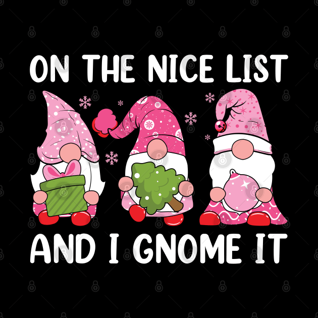 On The Nice List And I Gnome It by MZeeDesigns