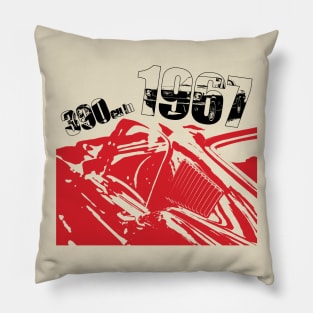 1967 Mustang silhouette Pillow