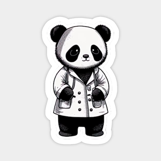 Panda Doctor Magnet by UniqueMe