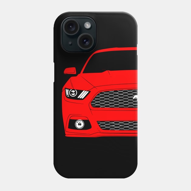 Patriotic American V8 Muscle Car Pony Mustang Phone Case by Automotive Apparel & Accessoires