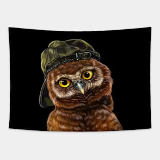 Owl in a cap Tapestry