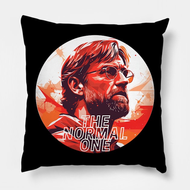 Jurgen Klopp The Normal One LFC Pillow by YNWA Apparel