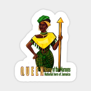 Jamaican Queen Nanny of the Maroons, National hero of Jamaica 🇯🇲 Magnet