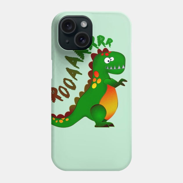 Dinosaur Phone Case by Virginia Picón