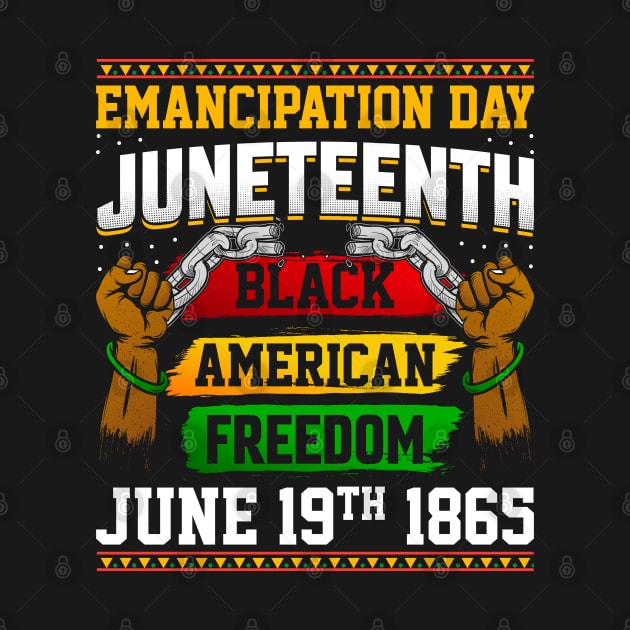 Emancipation Day Juneteenth Black American Freedom June 19th 1865 by ahadnur9926