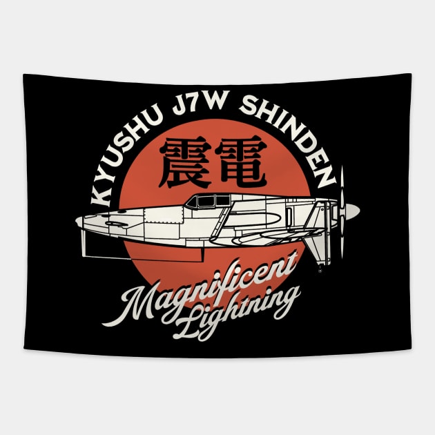 Kyushu J7W Shinden Tapestry by Distant War