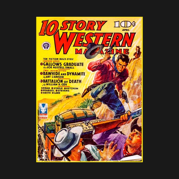 10 Story Western Magazine Cover April 1943 by Starbase79