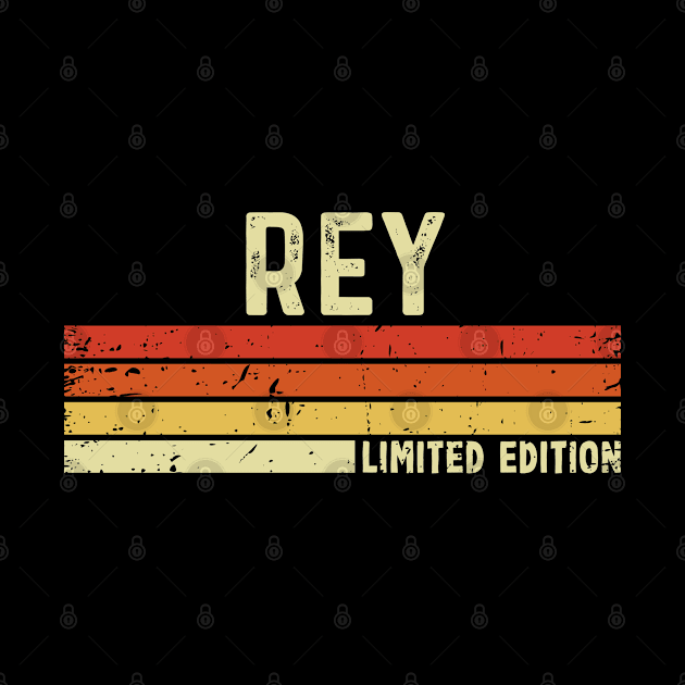 Rey First Name Vintage Retro Gift For Rey by CoolDesignsDz