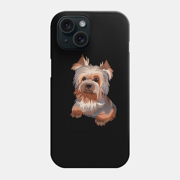 Yorkshire Terrier Phone Case by LetsBeginDesigns