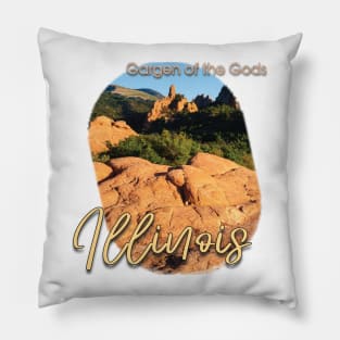 Garden of the gods, Illinois Pillow