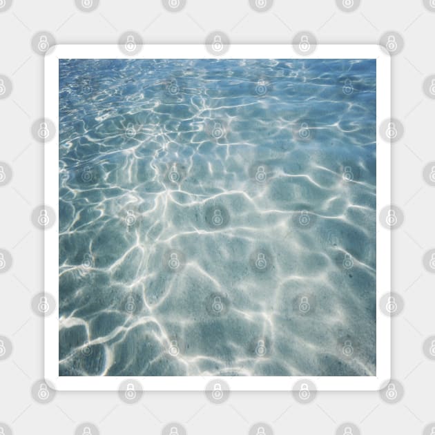 Crystal clear sea Magnet by Jenmag