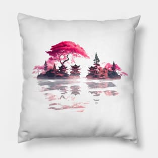 japanese garden Pillow