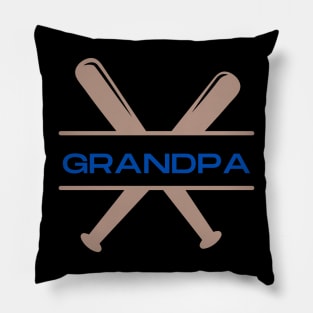 Baseball Grandpa Pillow