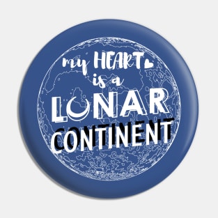 lunar continent Pin