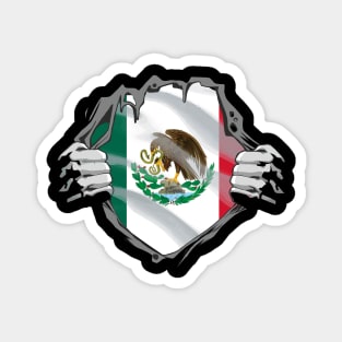 Proud Mexico Flag, Mexico gift heritage, Mexican girl Boy Friend Mexicano Chingona Magnet