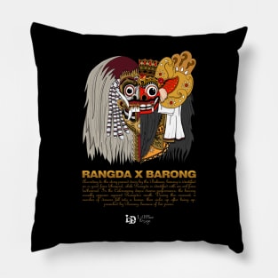 Rangda x Barong Balinese Pillow