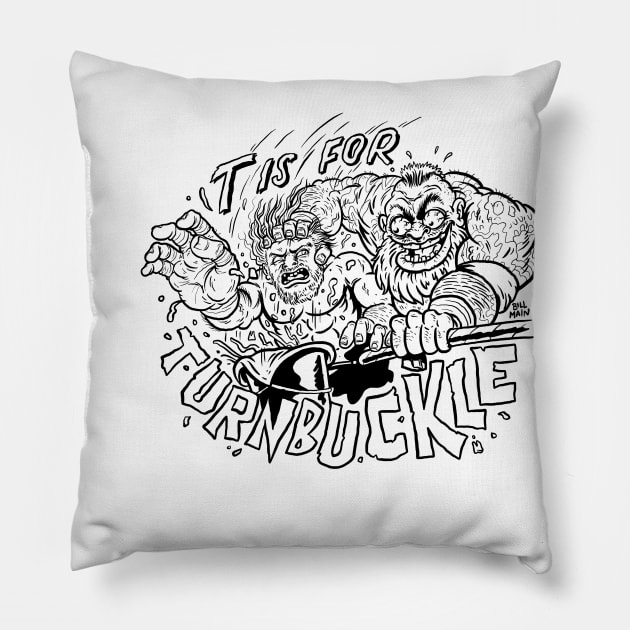 T is for Turnbuckle Pillow by itsbillmain