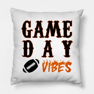 Game Day Vibes - Game Day Shirt - Football Shirt - Fall - Football Season - College Football - Football - Unisex Graphic Pillow