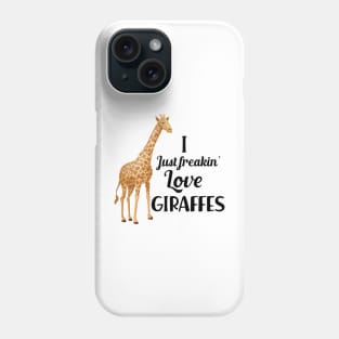 Giraffe - Keep calm and save giraffes Phone Case