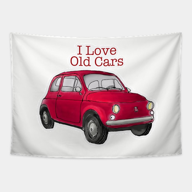 Old Cars Are Cool Tapestry by Custom Autos