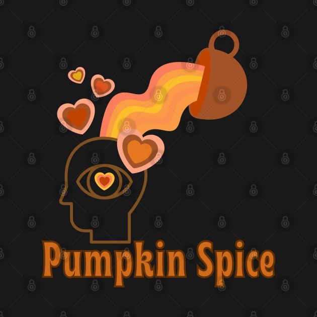 Pumpkin Spice Love Retro Style by SwagOMart