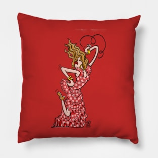 Flamenco dancing Pillow