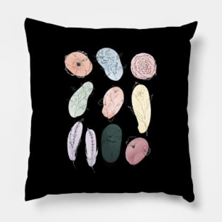 Dainty Floral Drawing Summer Youth Pillow