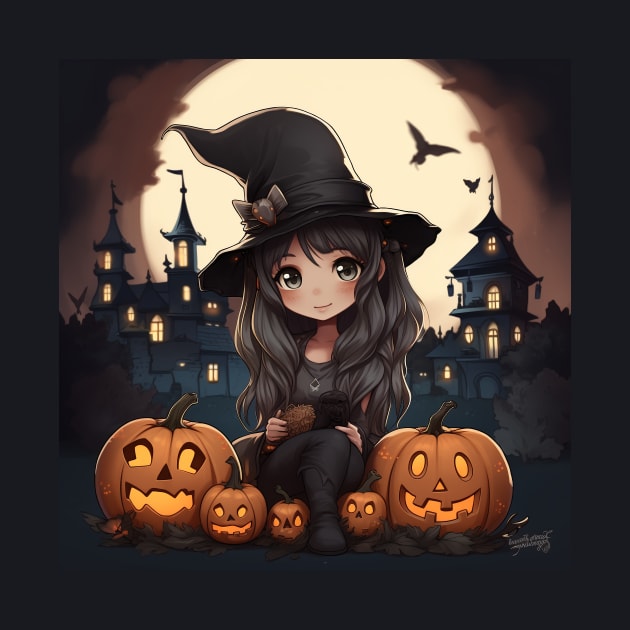 Halloween witch by NumberOneEverything